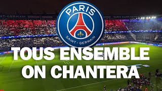 CHANT PSG  TOUS ENSEMBLE ON CHANTERA 🔴🔵 [upl. by Lalage543]