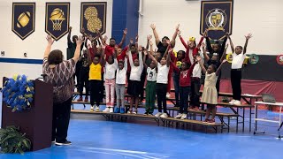 SCES Grade 3 2024 Black History Program “I Got Shoes” by Amanda Vernon [upl. by Etezzil86]