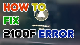 How to Fix 2100F Error [upl. by Nirraj]