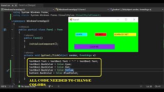 learn c lesson 3 hello world change colors [upl. by Akirehs417]