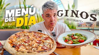 PROBANDO el MENÚ DEL DÍA de GINOS ESTO NO ME LO ESPERABA…  COMIDA FRANQUICIAS 5 [upl. by Winni]