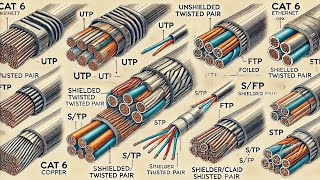 انواع كيابل CAT6 [upl. by Asiole]