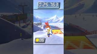 How fast can you collect 10 COINS on DK Summit  Mario Kart 8 Deluxe shorts [upl. by Brear]