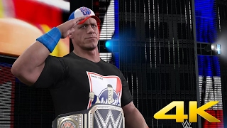 WWE  John Cena Entrance  WWE2K17  4K [upl. by Llevram]