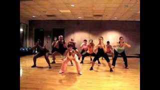 quotFAST SALSA WORKOUTquot by DLG  Dance Fitness Workout for Valeo Club [upl. by Aleb]