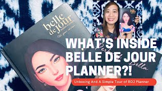 What’s inside Belle De Jour Planner Unboxing and a simple tour of BDJ Planner [upl. by Loralie110]