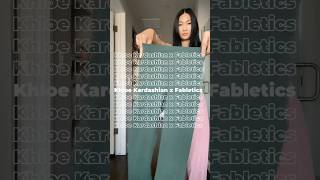 Trying on new Fall clothes from the Fabletics Khloe Kardashian Fall Edit Fableticspartner [upl. by Namhcan318]