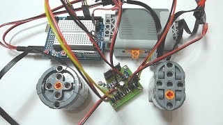 Arduino Controlling LEGO Power Functions Motor Part 1 Wired Control [upl. by Fesoy441]