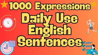 Learn Daily Use English Sentences I I English Speaking Practice Daily Use Sentences [upl. by Jeraldine]