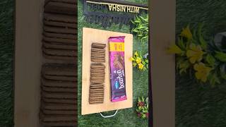 Bourbon Biscuits Chocolate Cake Recipe shorts youtubeshorts viralreels trending [upl. by Allak]