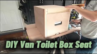 DIY Camper Van Toilet Box and Seat Thetford Porta Potti 365 [upl. by Dachy457]