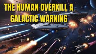 The Human Overkill A Galactic Warning  HFY  A short SciFi Story [upl. by Ettigirb]