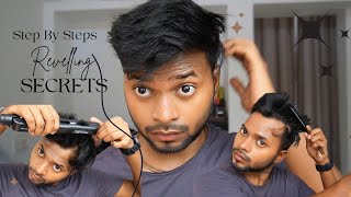 Step By Step Mens Hairstyle  Style Perfect Beard and Hair Without Grooming [upl. by Anytsirk]