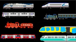 MOST VIEWED railway vehicles 3 [upl. by Ambur]