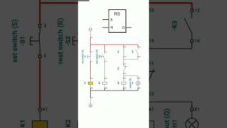 دائره SR latch flip flop باستخدام الكلاسيك كنترول [upl. by Zealand]