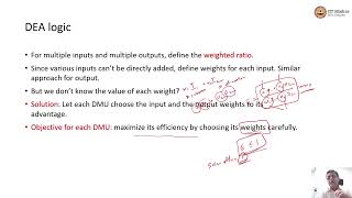 Optimization Method  Data Envelopment Analysis [upl. by Nadabus658]