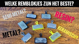 Welke remblokken moet jij kiezen voor de schijfrem RESIN organisch METAL sintered OF KERAMISCH [upl. by Luebke]