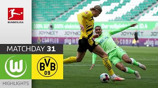 VfL Wolfsburg  Borussia Dortmund  02  Highlights  Matchday 31 – Bundesliga 202021 [upl. by Gotcher]