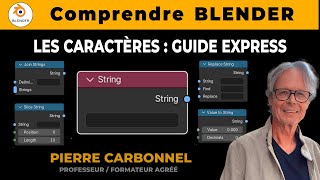 Chaînes de Caractères dans les Nœuds Géométriques Blender  Guide Express [upl. by Oag886]