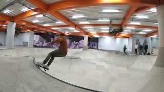 Folkestone F51 Skatepark Lines on the mega bowl [upl. by Ahsenek]