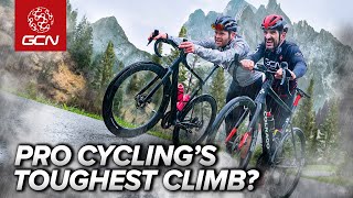 Is This The Most BRUTAL Climb In Pro Cycling [upl. by Yddet]