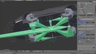 Blender Physics based CarRig Tutorial  blend [upl. by Odlanyer]