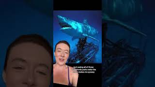 🦈 Jaws Ride Animatronic Submechanophobia submechanophobia animatronics horrorshorts creepy [upl. by Cilegna]