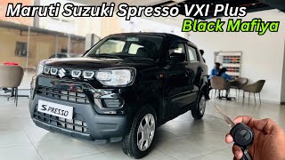 2024 Maruti Suzuki S Presso VXI Plus Full Detailed Review🔥Price amp Features😍Spresso Black Colour [upl. by Oicafinob]