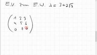 07C1 Eigenwerte Eigenvektoren einer 3x3 und einer 4x4Matrix [upl. by Wayne376]