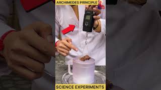 archimedes principle class 9  science experiment  automobile physicsexperiment [upl. by Drahcir895]