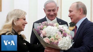 Putin Meets With Netanyahu in Moscow [upl. by Filiano]