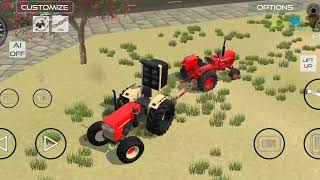 mini Mahindra tractor 575 vs Swaraj 855 baj Indian vehicle Simulator 3D tractor game [upl. by Cataldo]