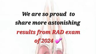 💕 RAD exam results of 2024 💕 [upl. by Lyrrehs272]