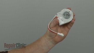 Whirlpool Refrigerator Replace Ice Maker Fan Motor W10308033 [upl. by Annoved51]