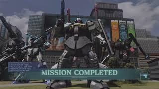 Gundam Battle Operation 2 GBO 2 Ground battle – lvl 1 Modified Rick Dijeh [upl. by Htinek]