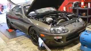 Steves MSB ProEFI 6766 CEA Supra 8999whp Dyno [upl. by Aerdnek]