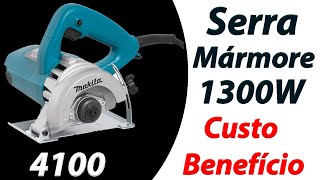 Serra Mármore Makita Serra Mármore Makita 4100 Nh3Zx2 Seco [upl. by Yelnet]