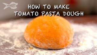 How to Make Tomato Pasta Dough [upl. by Drusy]