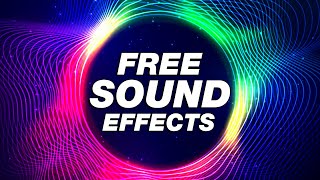 FREE Sound Effects For VIDEO EDITING [upl. by Ambert]