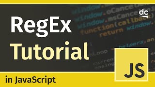 Basics of Regular Expressions Regex  JavaScript Tutorial [upl. by Armahs]