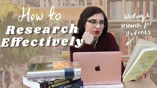 How to Research Any Topic  Essay amp Writing Advice [upl. by Ynnatirb]