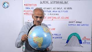 GLACIAL GEOMORPHOLOGY  Part 41  By SS Ojha Sir [upl. by Entroc]