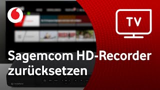 Sagemcom HD Recorder zurücksetzen [upl. by Anner]