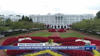 Auction posted for Greenbrier Resort [upl. by Anilram]