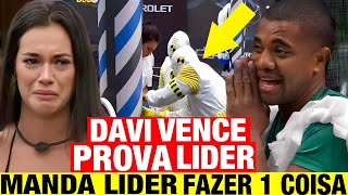 BBB 24  Davi VENCE ÚLTIMA PROVA DO LÍDER Tadeu MANDA Davi FAZER 1 COISA [upl. by Mureil]