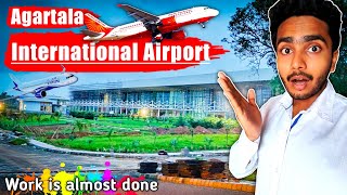 Agartala International Airport  Air India landing  Maharaja Bir Bikram Airport [upl. by Faydra564]