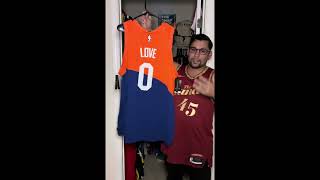 Kevin Love Nike Authentic Cleveland Cavaliers 201819 City Edition Jersey [upl. by Aan]