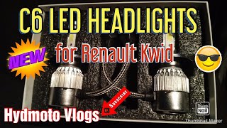 LED headlights for Kwid  Hydmoto Vlogs [upl. by Hakeem]