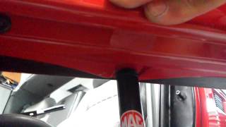 Using plastic rivet tool on pontiac fiero door [upl. by Camila]