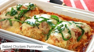 Easy Cheesy Parmesan Chicken Baked to Perfection 🍽 [upl. by Aremahs574]